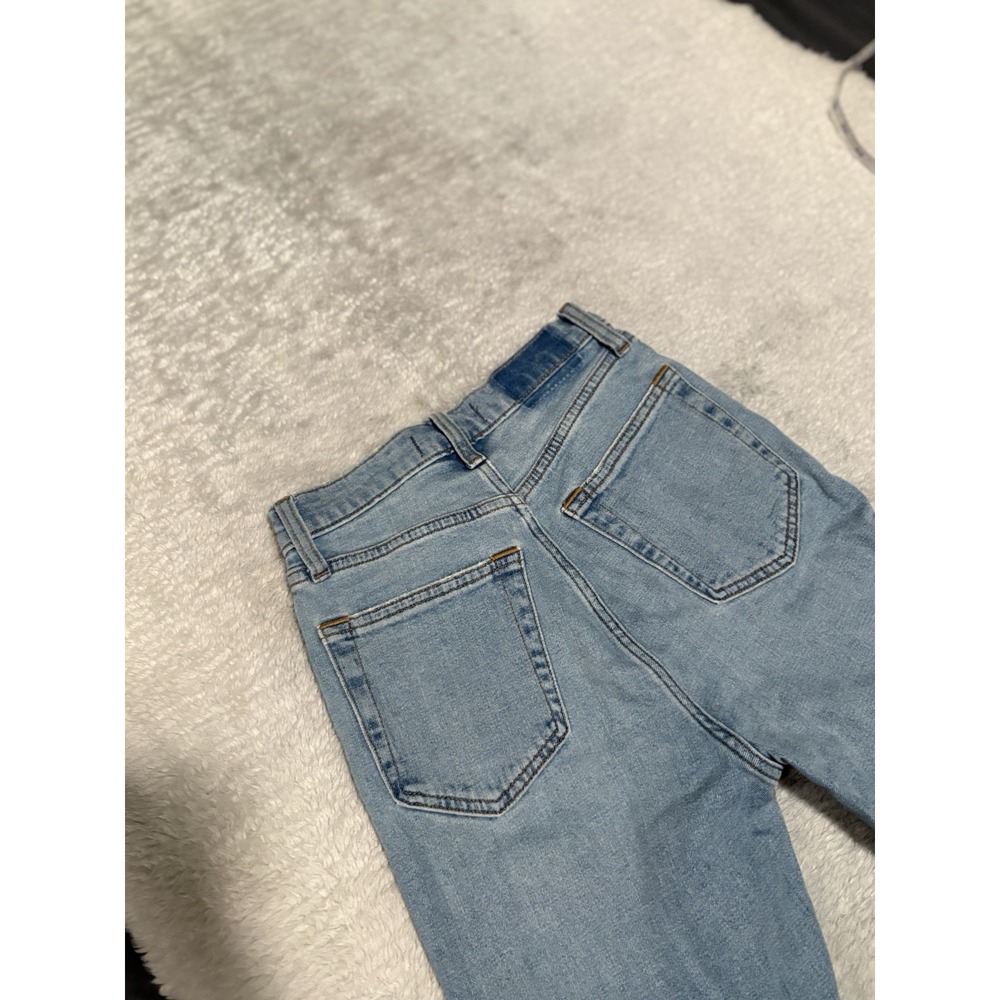 Abercrombie & Fitch 90s Slim Straight Ultra High Rise Jeans Size 24 00R Pants St - Picture 11 of 11